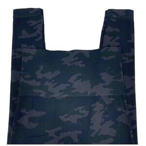 Spanx Size S Look At Me Now Camo Printed Seamless Crop Cropped Leggings